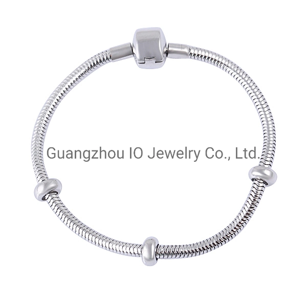 European Jewelry Big Bangle for Men Stainless Steel Bamboo Joint Design