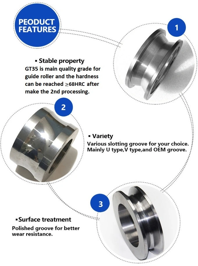 Titanium Tungsten Carbide Rolls and Rings for Steel Rolling Mill