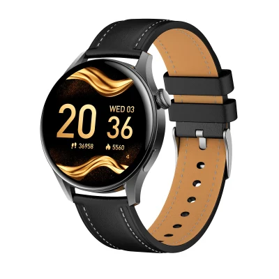 Tela redonda de 1,32 polegadas 360*360 Wearfit PRO Calling Smartwatch Monitor de frequência cardíaca Esportes Relógio inteligente pulseira Dw3