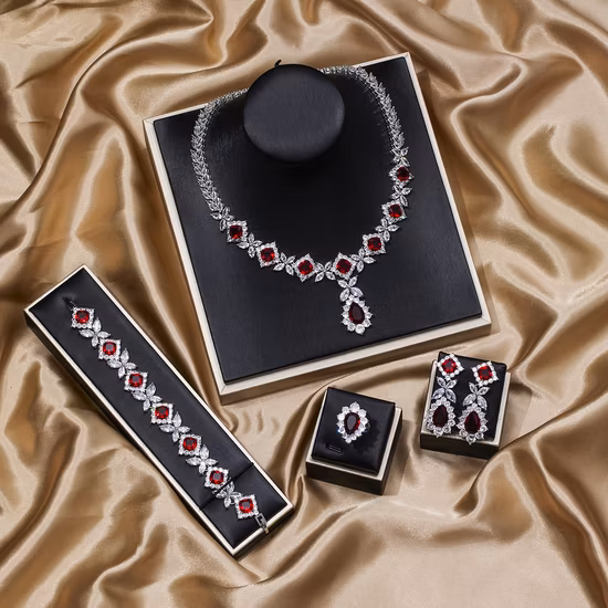 Venda por atacado Conjunto de joias de casamento estilo sênior