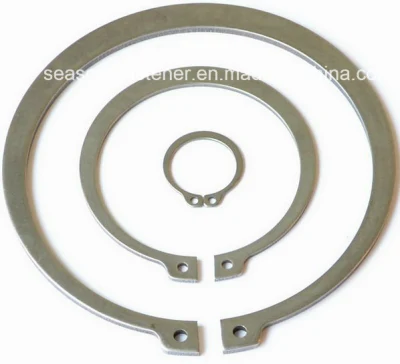 Anel de retenção de aço inoxidável / anel de retenção (DIN471)